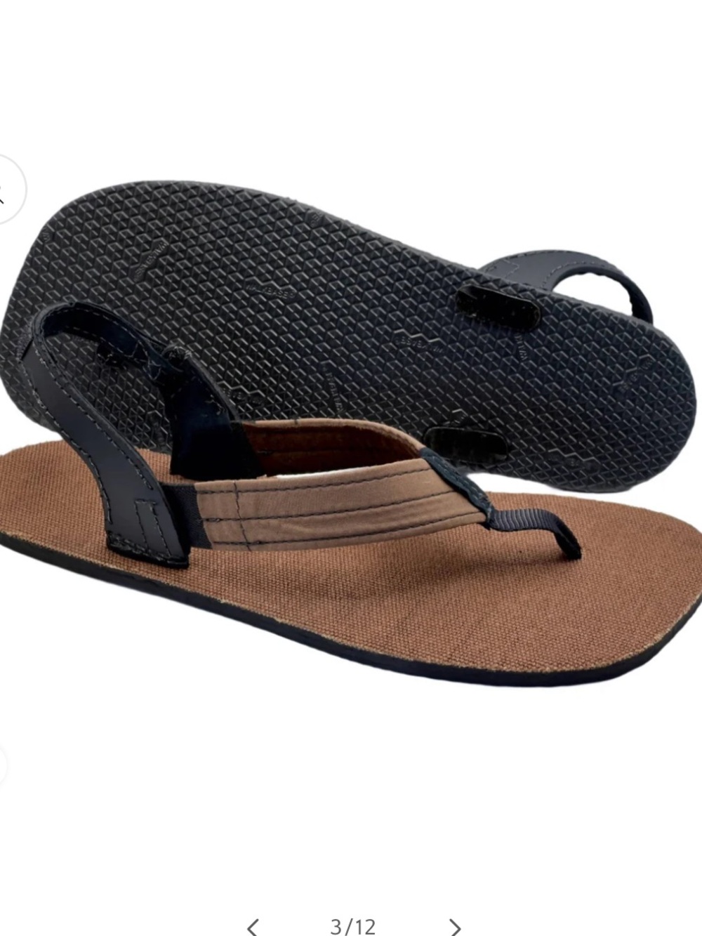 Toetem Sandal OSEM Classic Brown Hemp footbed! Size 9 women